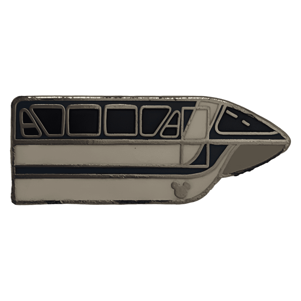 Blue Monorail Disney pin