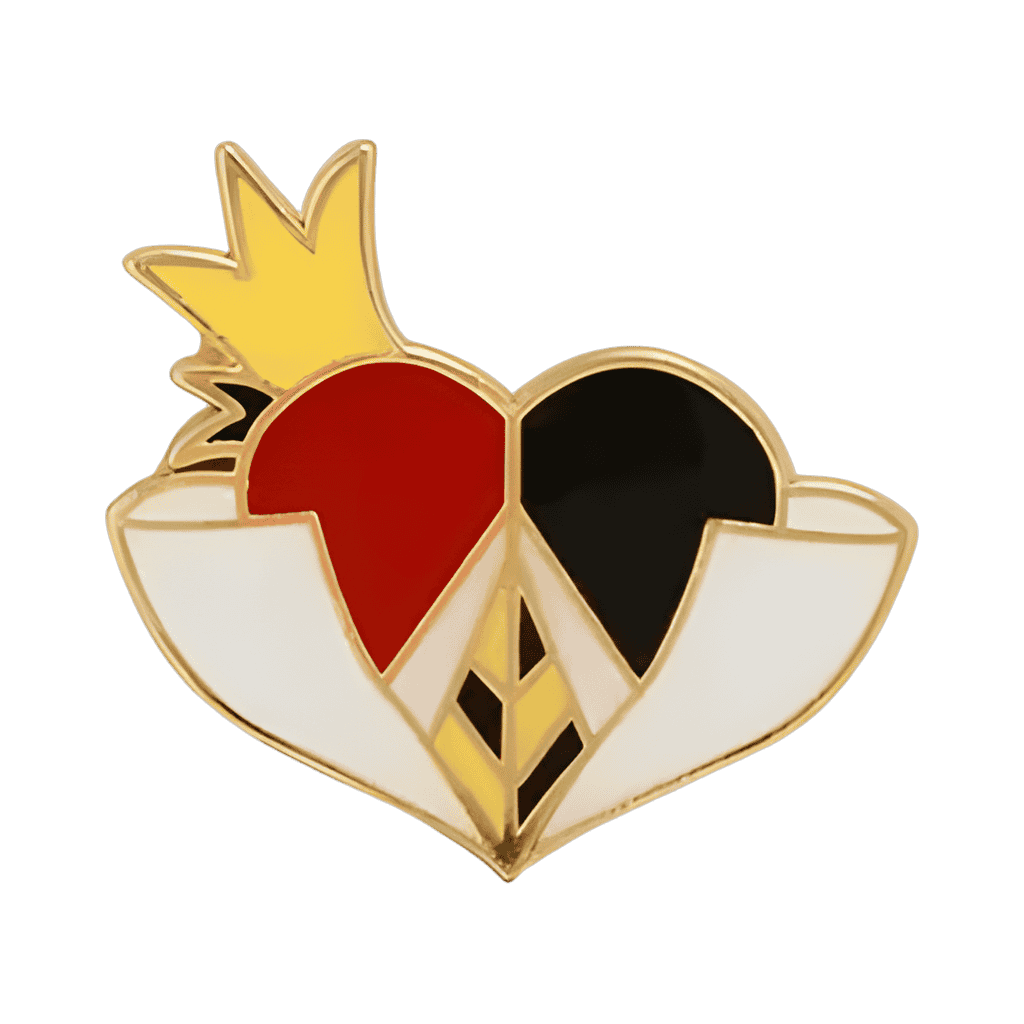 Queen of Hearts Heart Disney pin