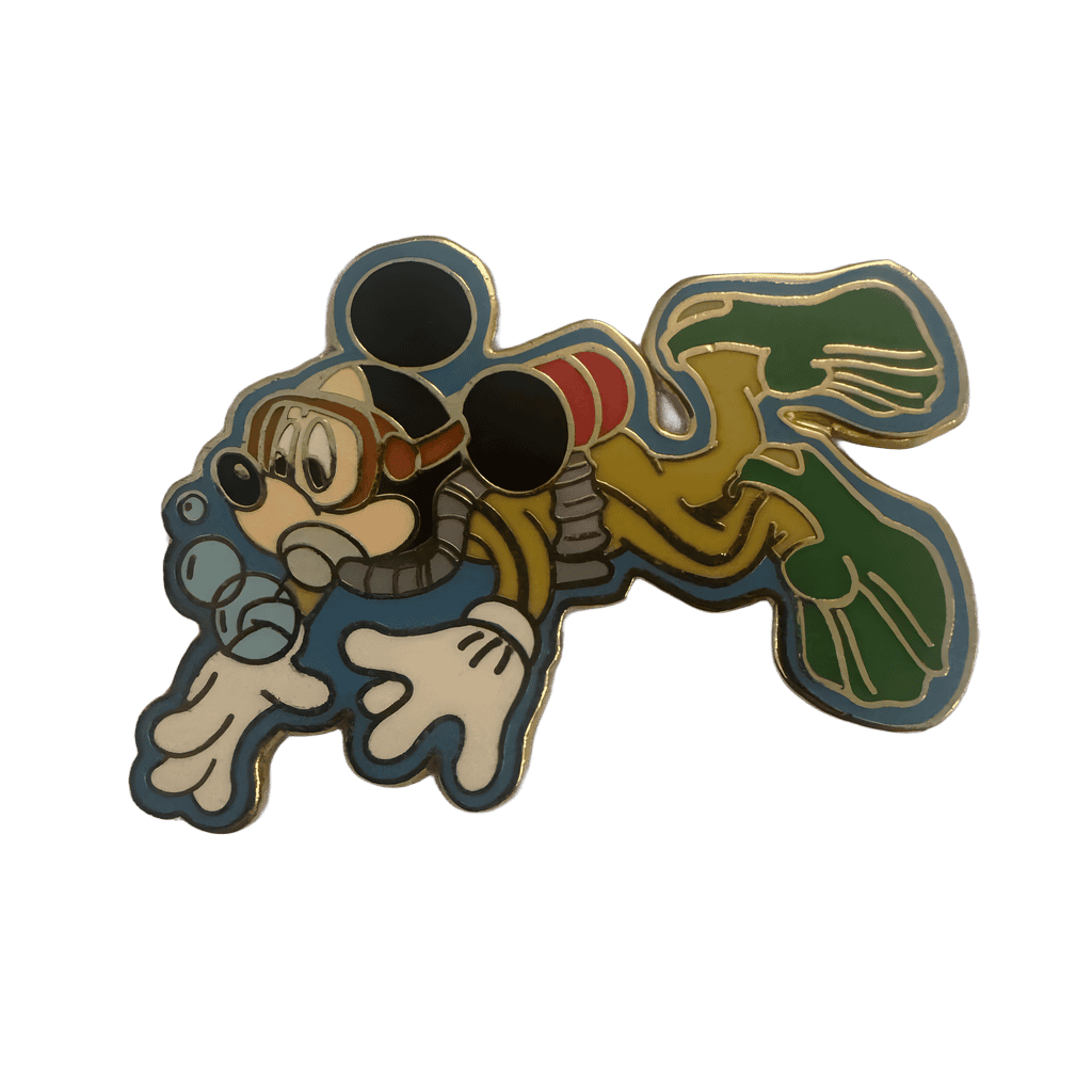 WDW - Mickey Mouse - Scuba Diving - Version 1 Disney pin