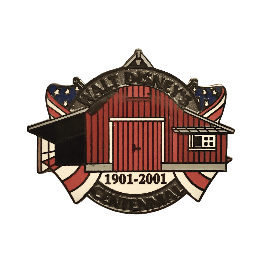 Red Barn - Pewter Banner Disney pin