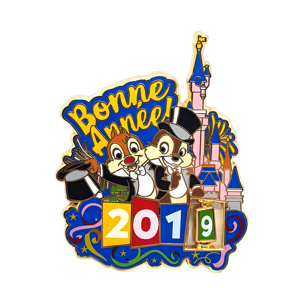 Bonne Année 2019 - Chip & Dale Disney pin
