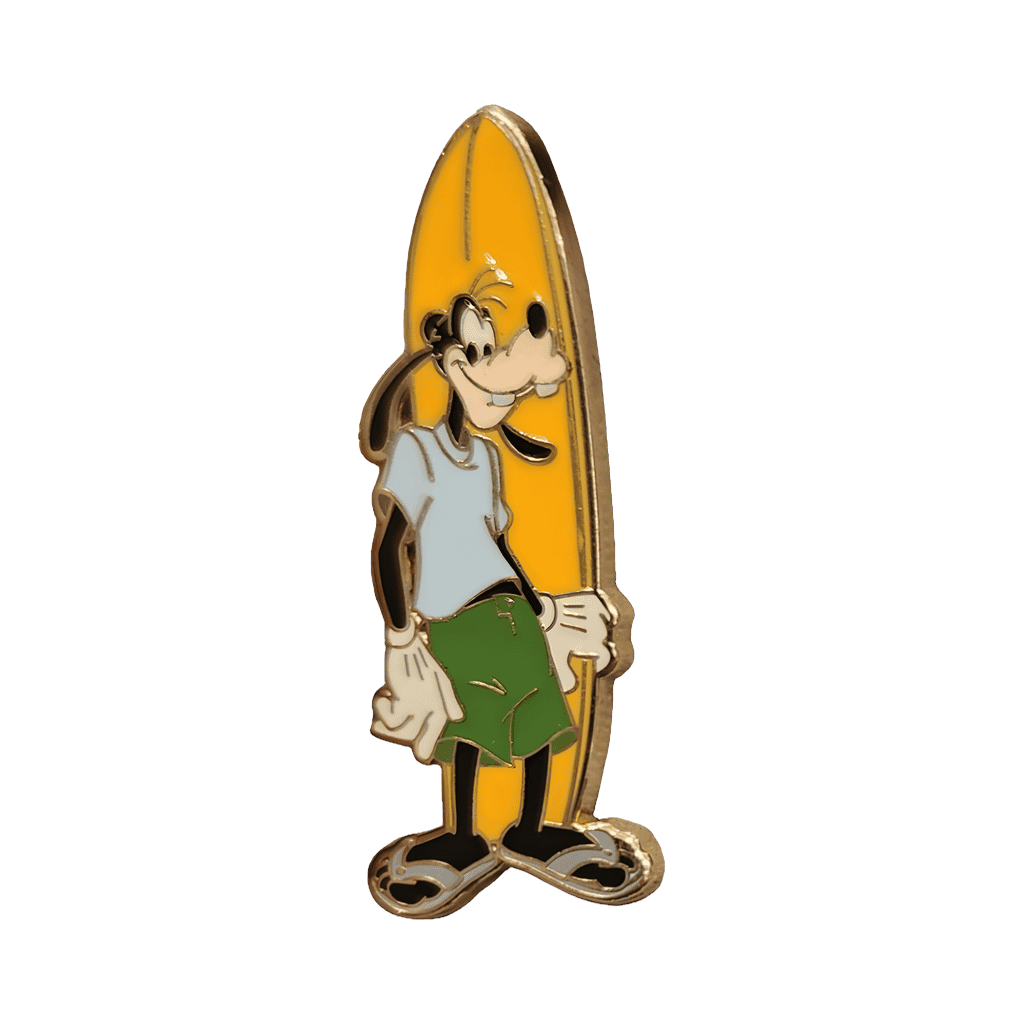 Surfer Goofy Disney pin