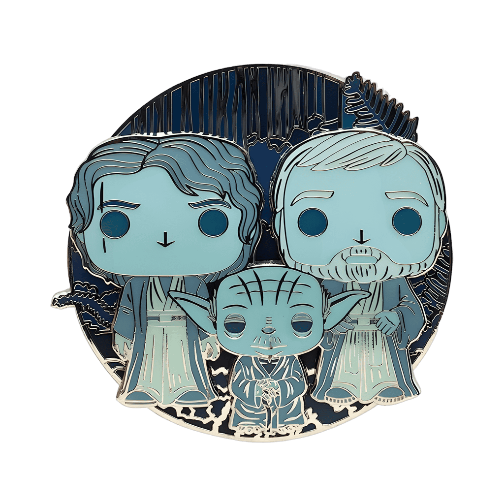 Force Ghosts - Anakin Skywalker, Yoda and Obi-Wan Kenobi Disney pin
