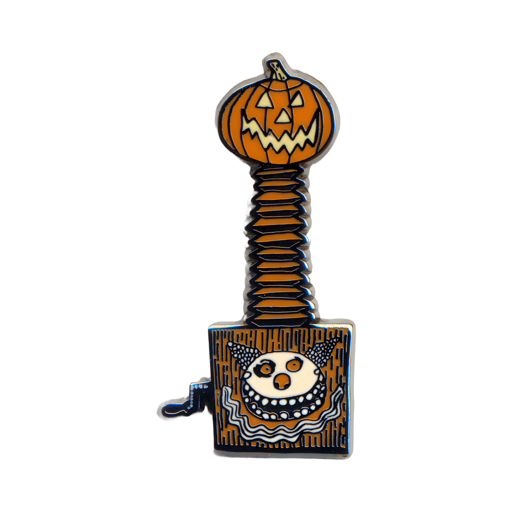 Set #5 - Jack O'Lantern in the Clown Faced Box Disney pin