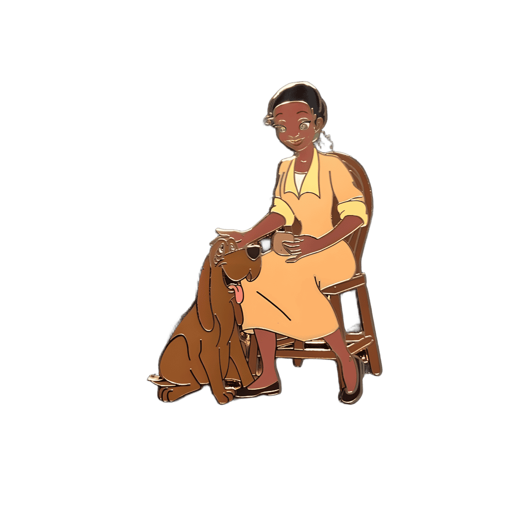 Tiana and Stella Disney pin