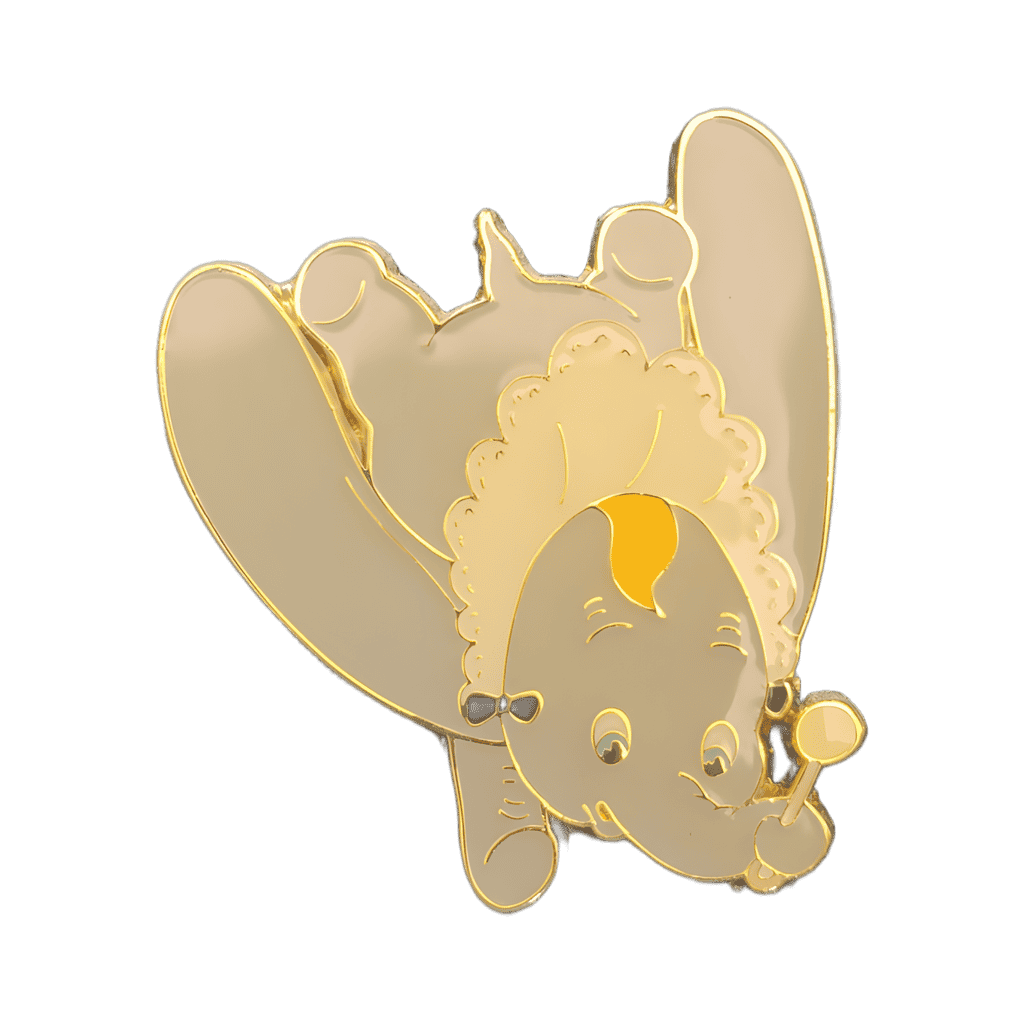 Baby Dumbo with rattle Disney pin