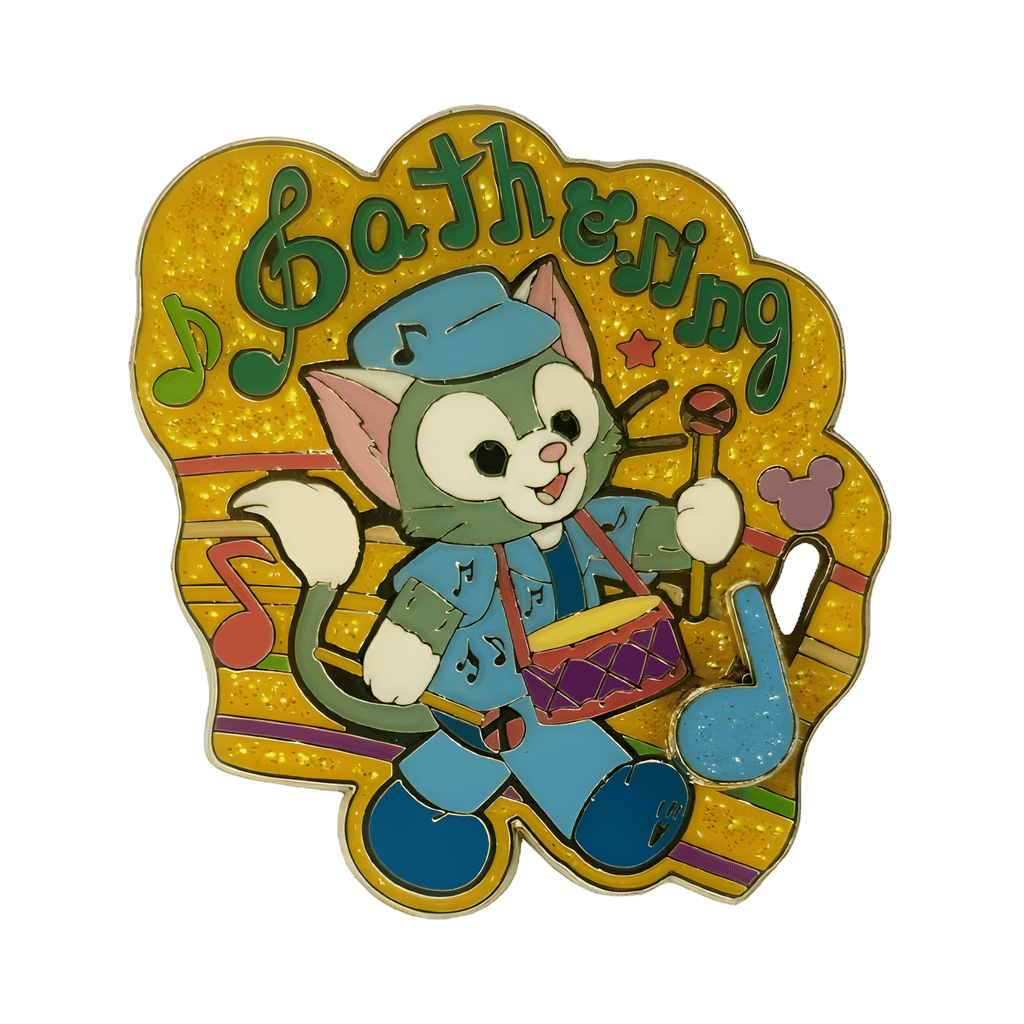Gelatoni Playing Drum Slider Disney pin
