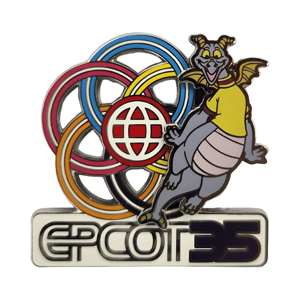 Figment and Epcot Symbol Disney pin