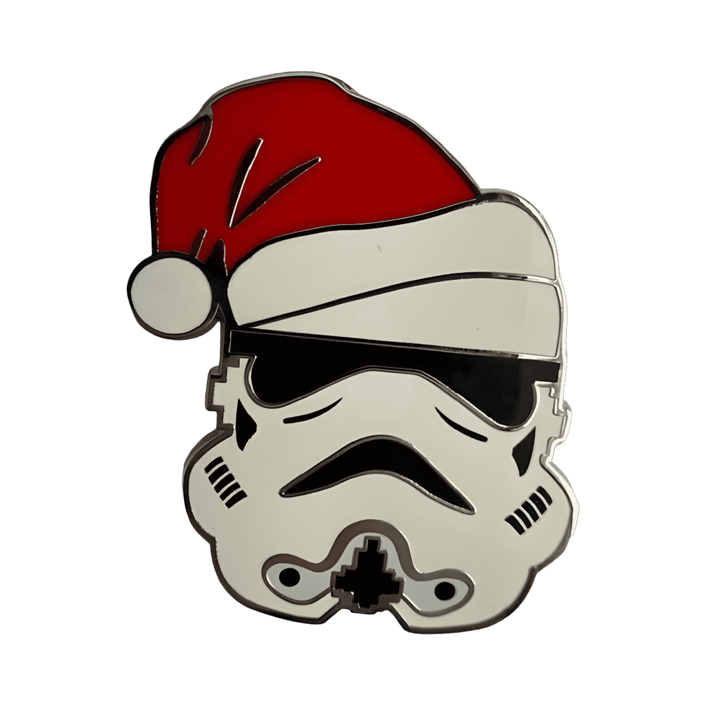 Stormtrooper with Santa Hat Disney pin