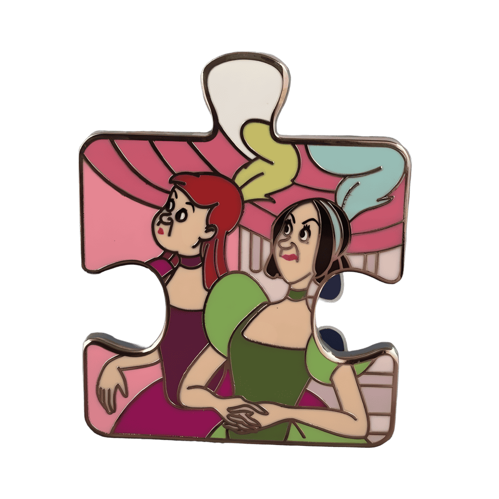 Anastasia and Drizella Disney pin