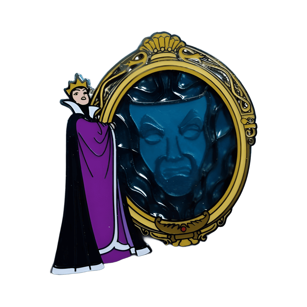 Evil Queen and Magic Mirror - Version 3 - Blue Disney pin