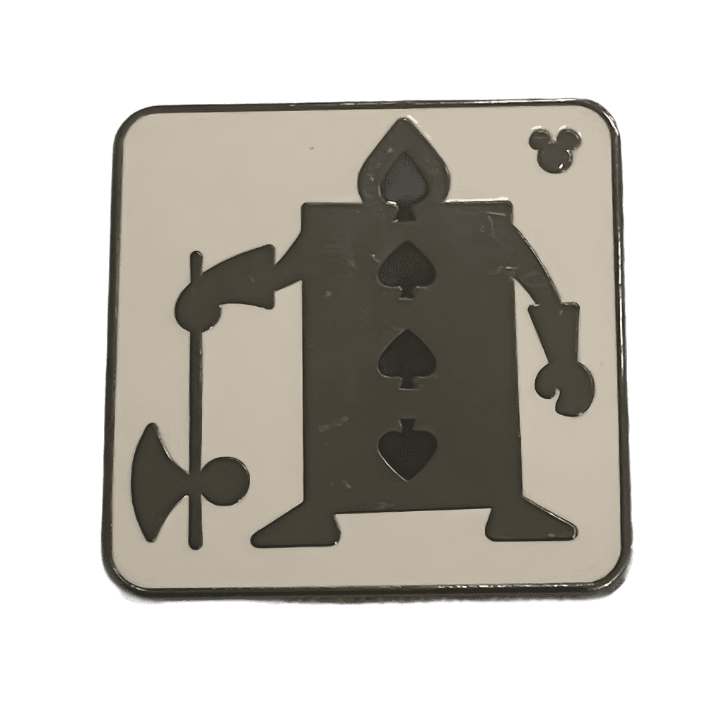 Three of Spades Disney pin