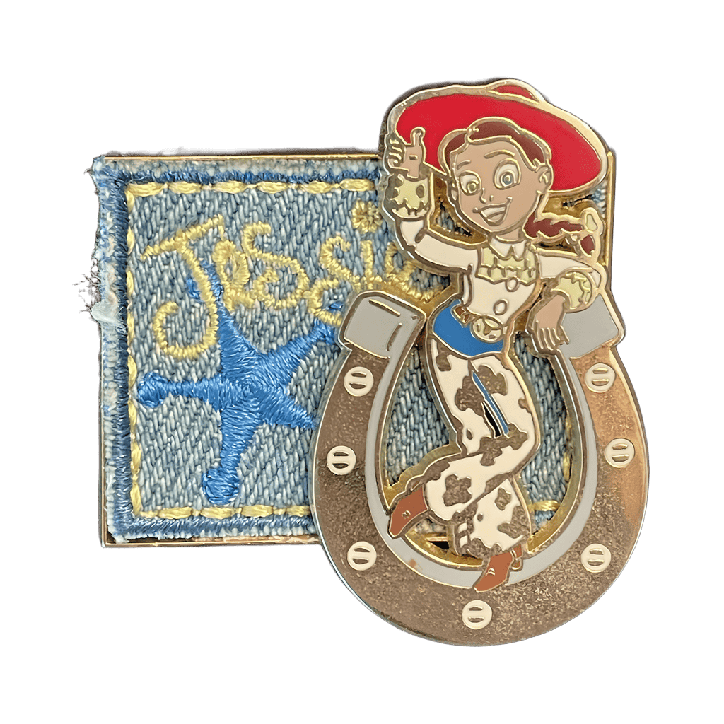 Jessie on denim pocket Disney pin