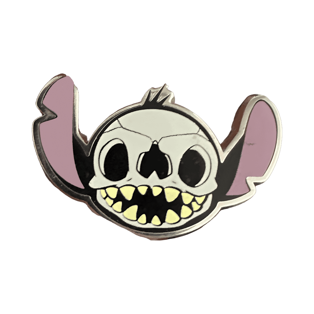 Stitch Skull Disney pin