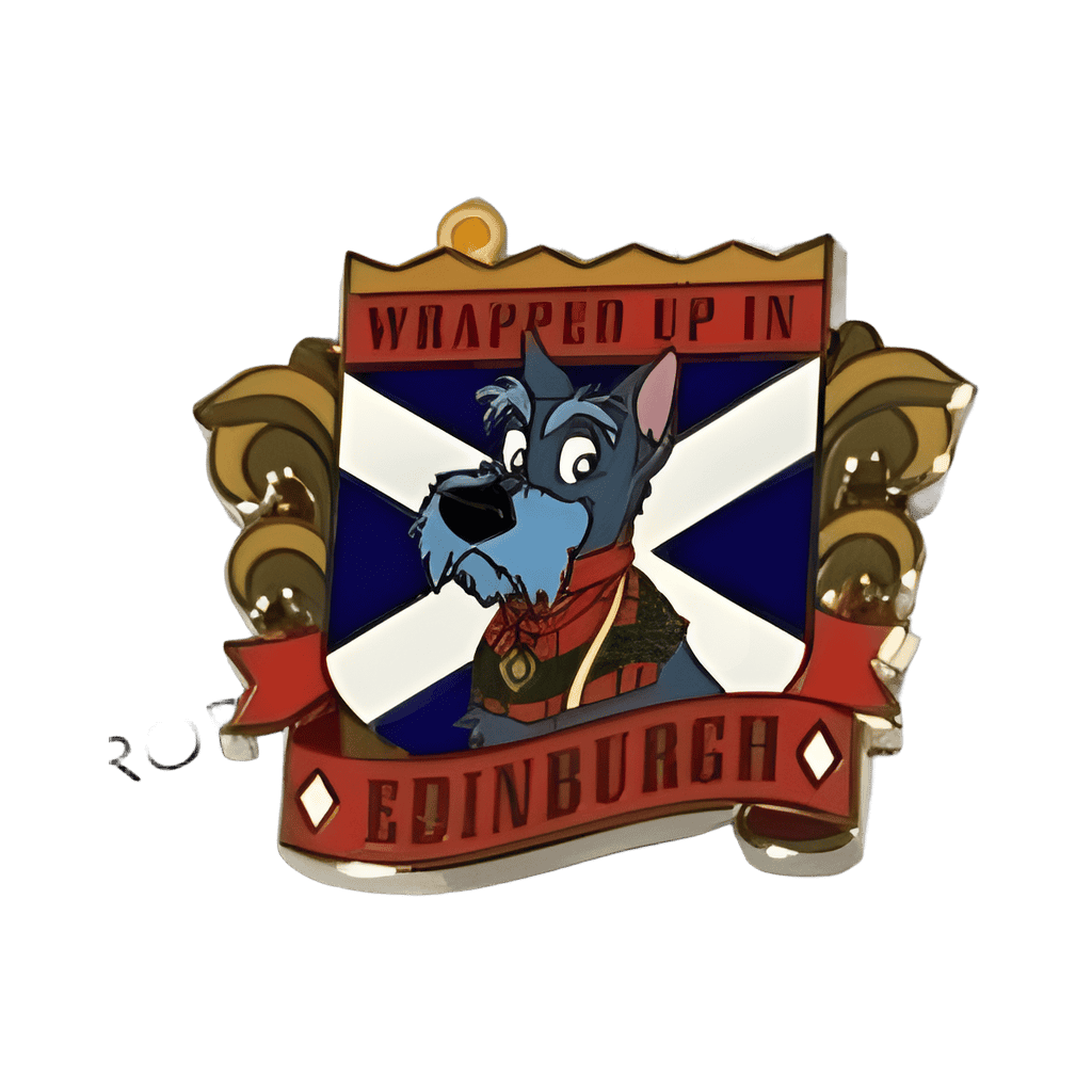 Wrapped up in Edinburgh Jock Disney pin