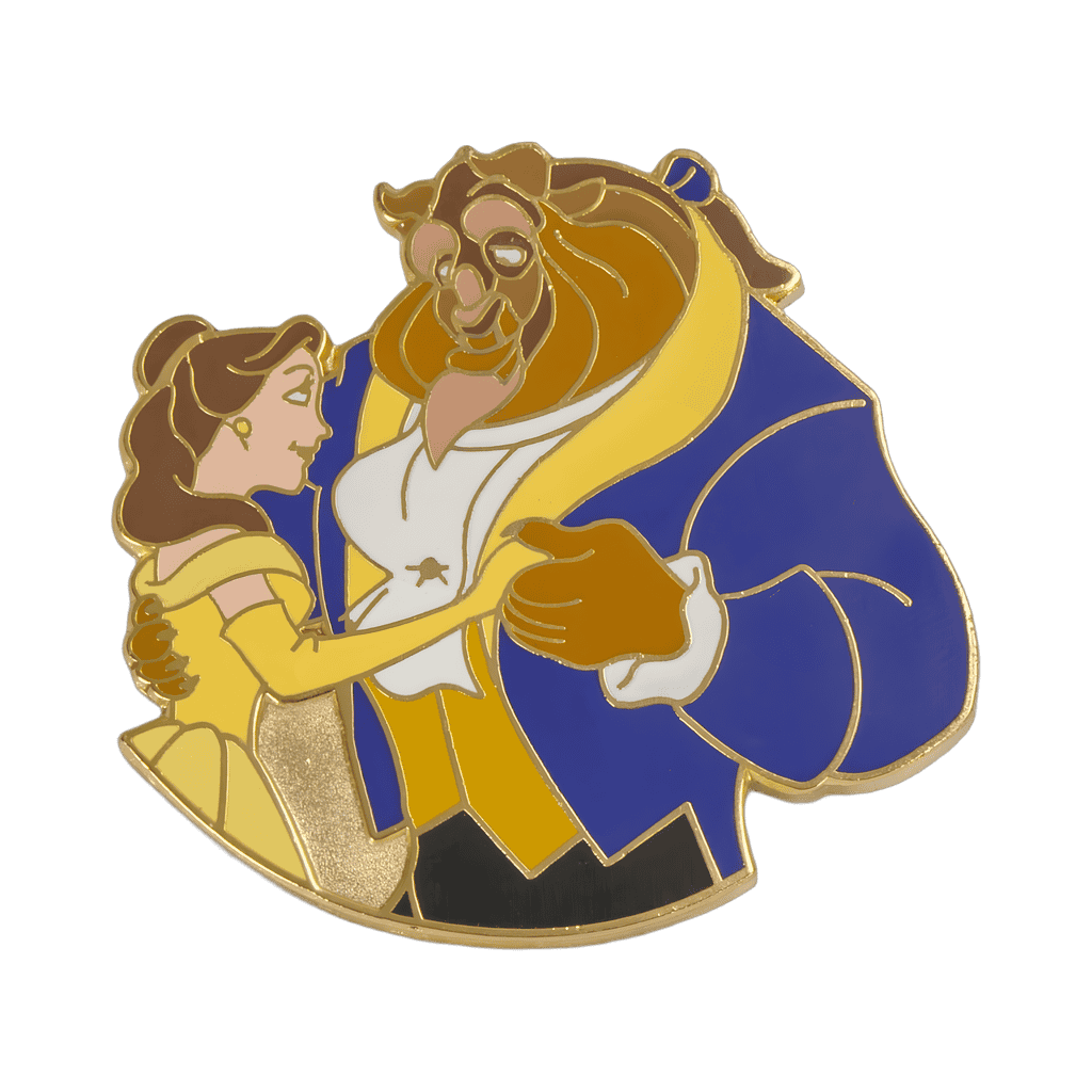 Belle and Beast Disney pin