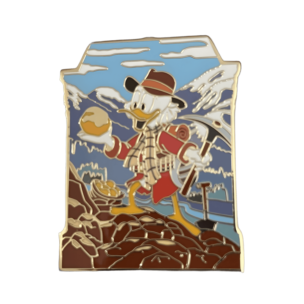 Scrooge McDuck Hunting for Gold Disney pin
