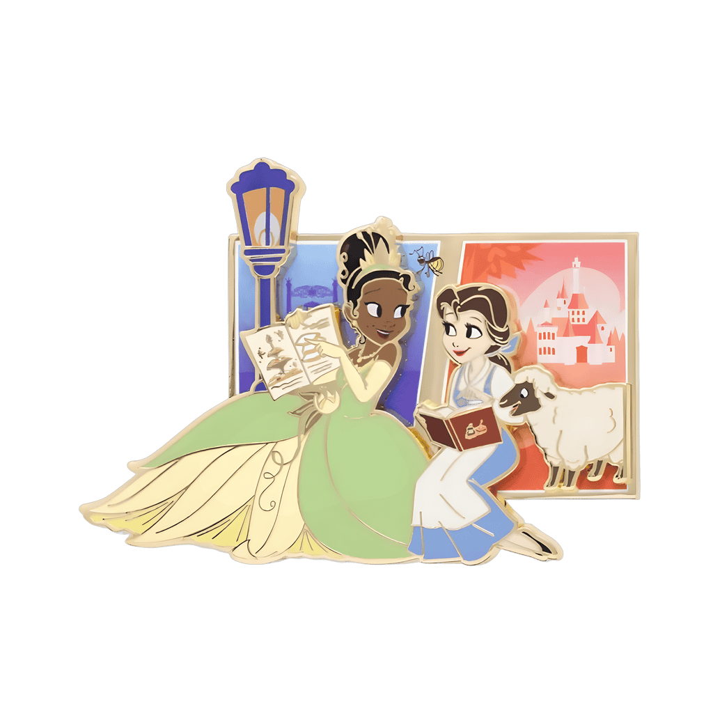 Tiana/Belle Disney pin