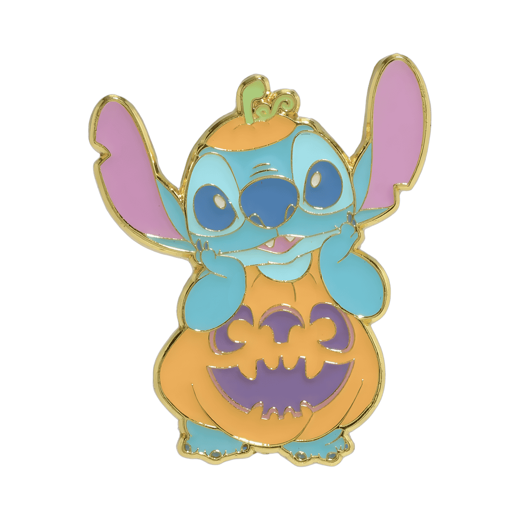 Stitch in Pumpkin Costume, Pastel Disney pin