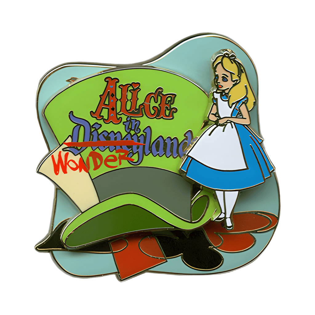Alice in Disney/Wonderland Hat Logo Disney pin