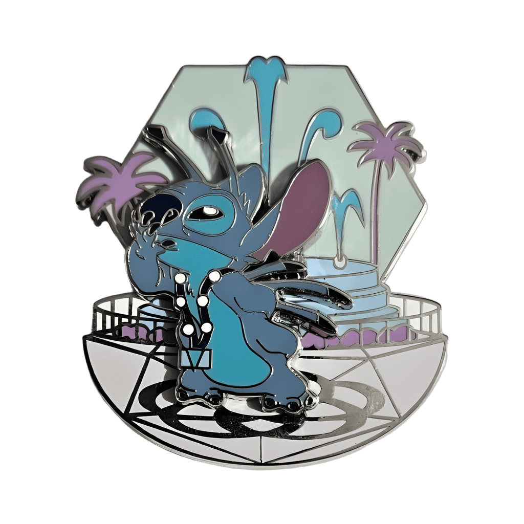 Stitch at EPCOT Fountain of Nations Disney pin