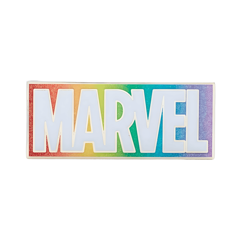 Marvel Rainbow Logo Disney pin