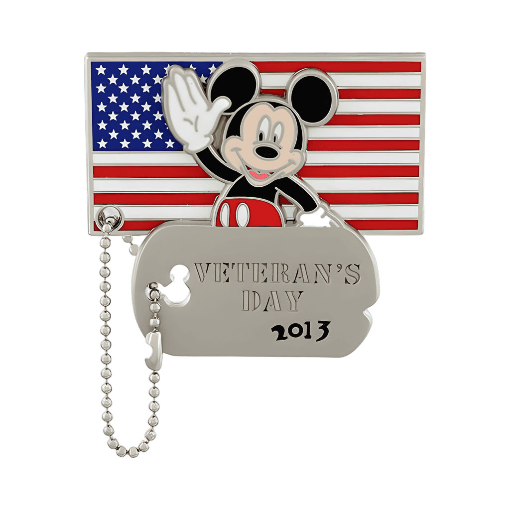Mickey and Dog Tags Disney pin