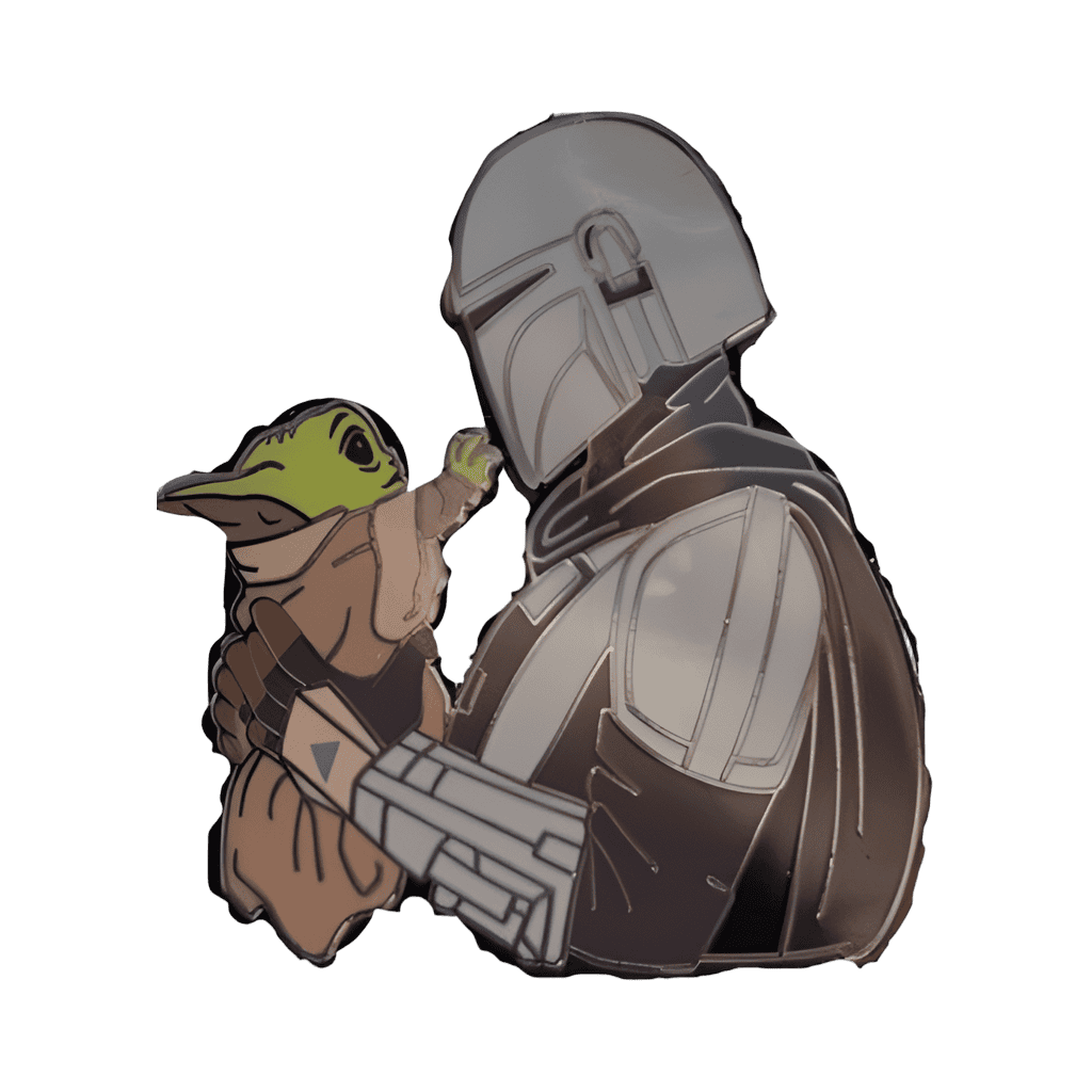 Grogu & Mando Disney pin