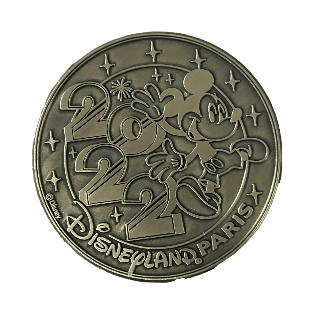 Mickey metal medallion Disney pin