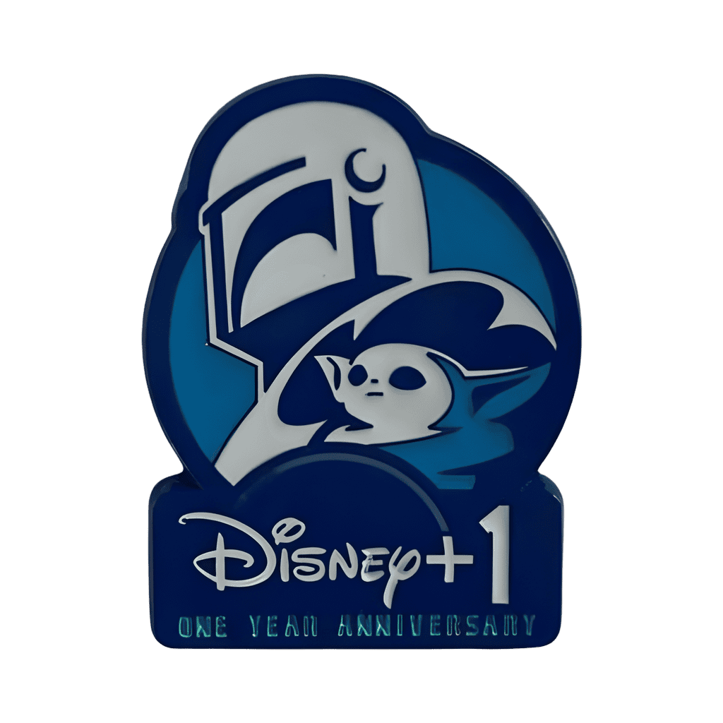 Disney Plus One Year Anniversary - Mandalorian and Grogu Disney pin