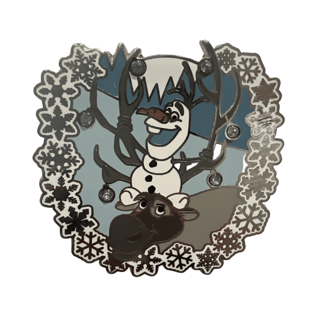 Sven and Olaf Christmas Disney pin