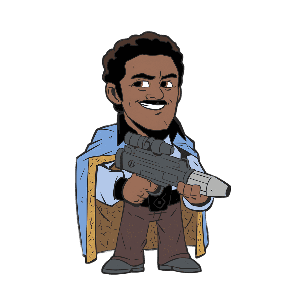 Lando Calrissian Disney pin