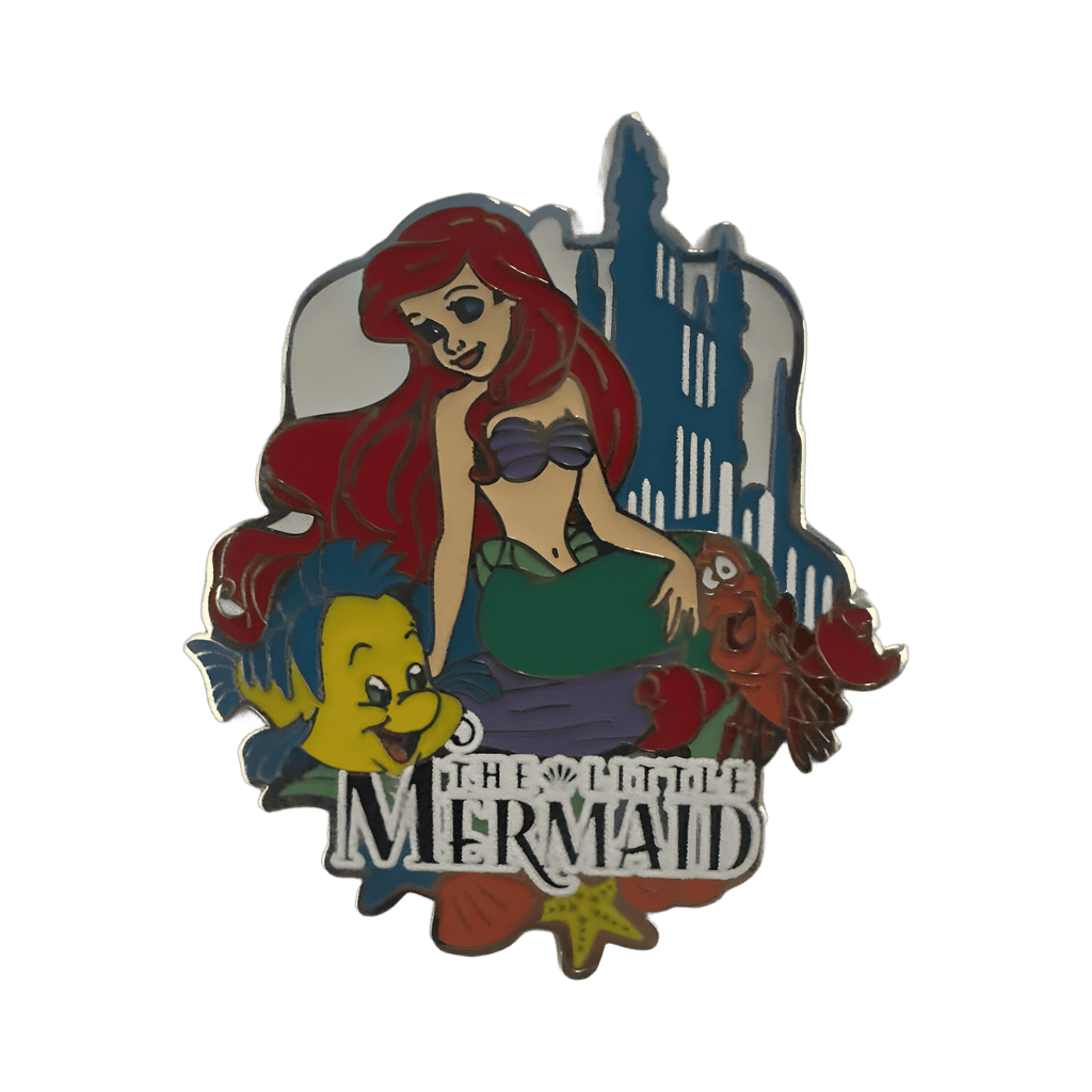 Ariel, Flounder, and Sebastian Disney pin