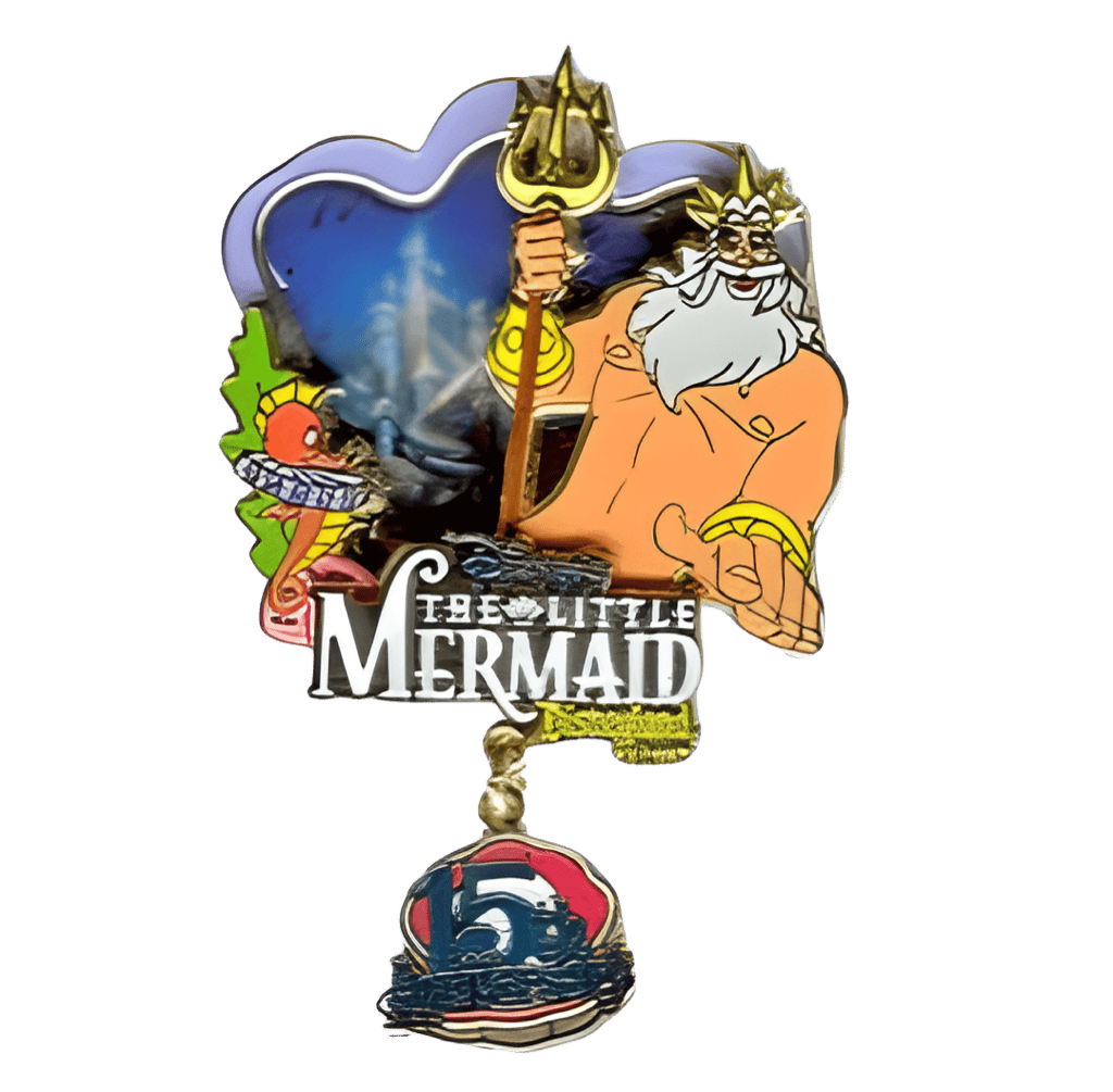 King Triton Disney pin