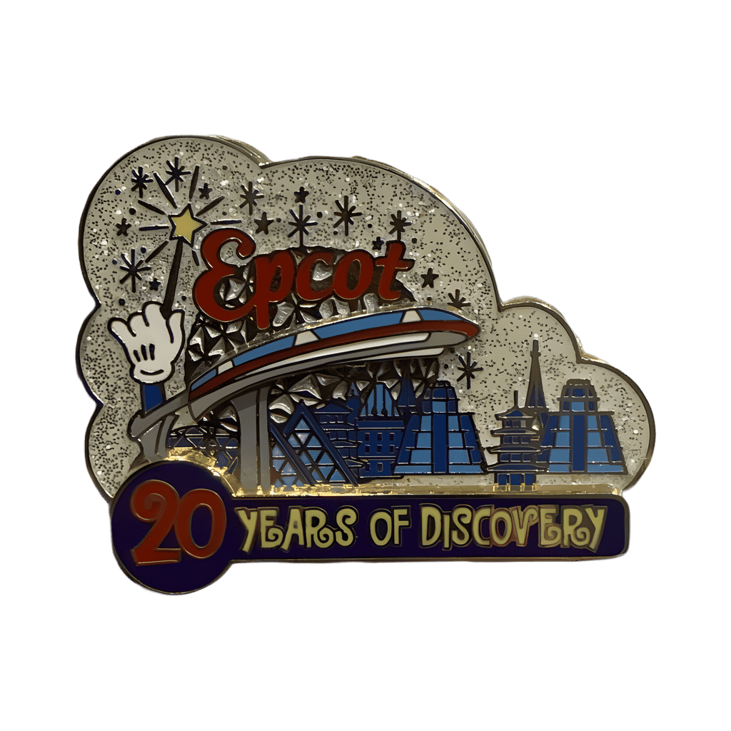 Monorail with Epcot Skyline Disney pin