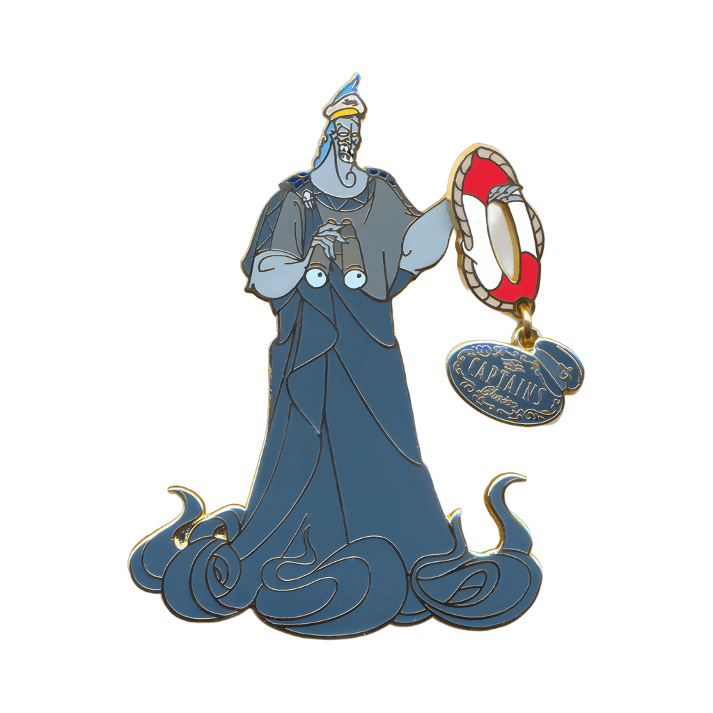 Hades Holding a Life Preserver Disney pin