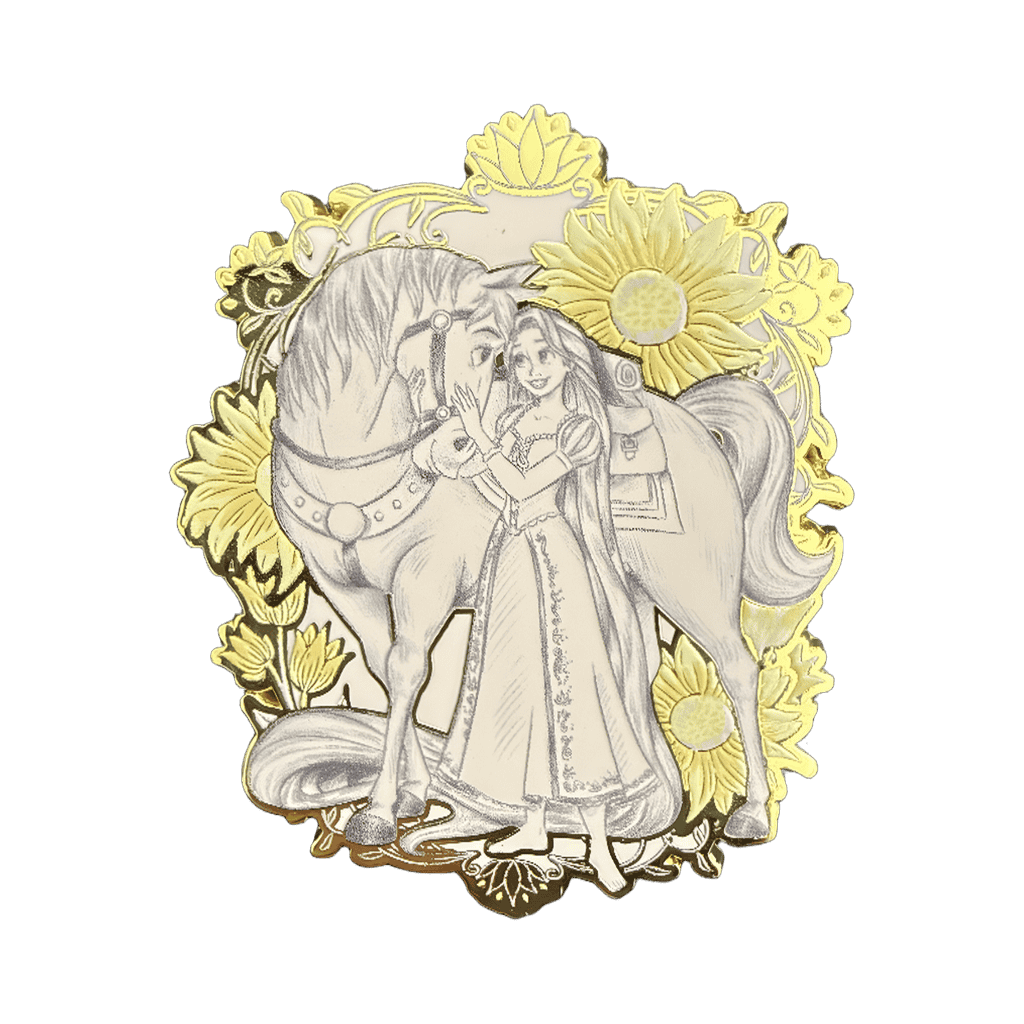 Rapunzel and Maximus Disney pin