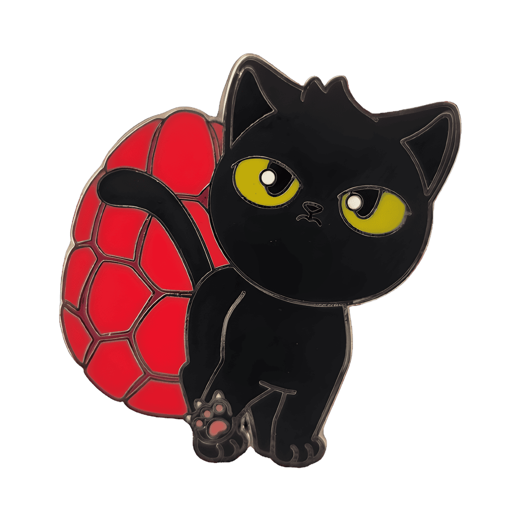 Black Flerkitten and Egg Hive Disney pin