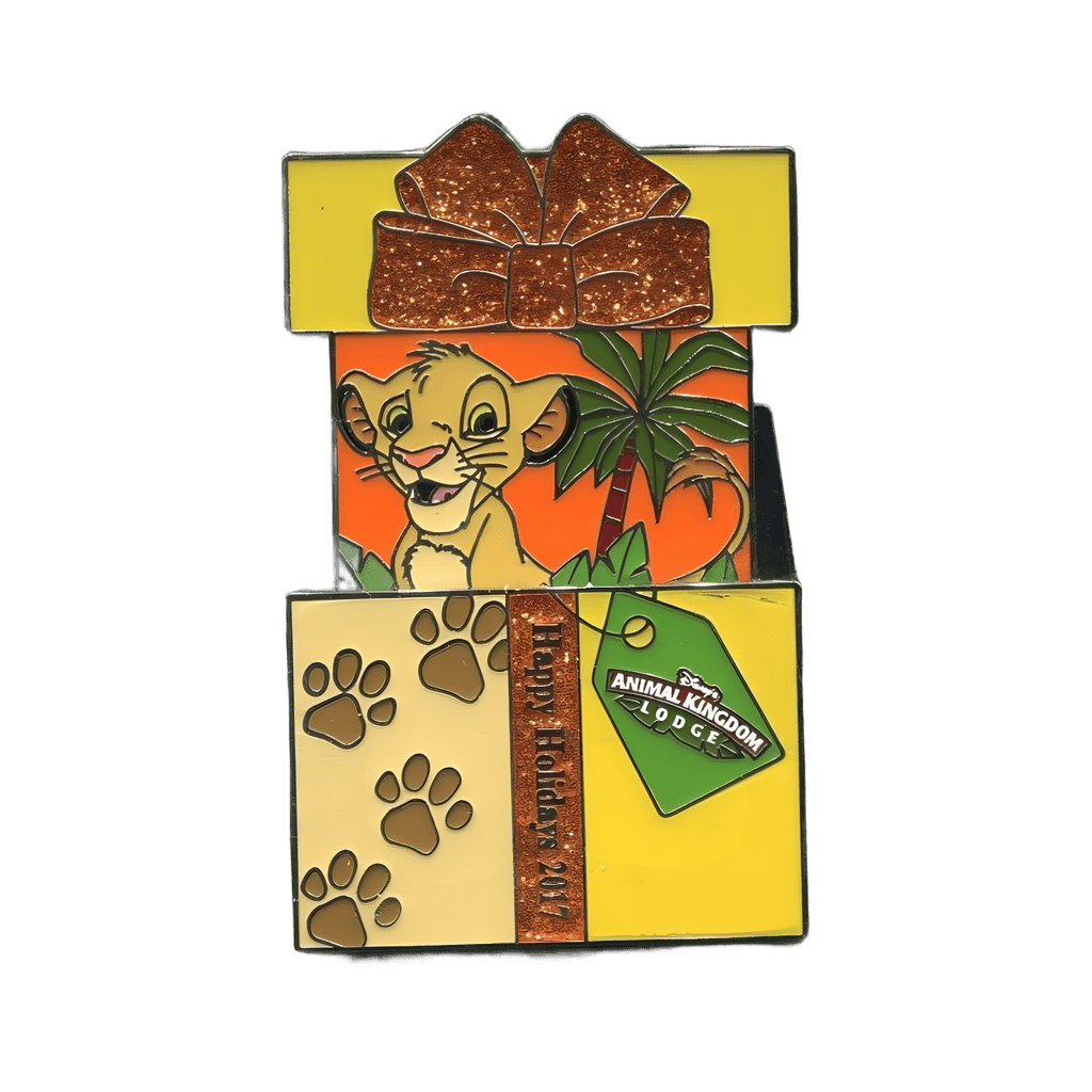Animal Kingdom Lodge - Simba Gift Box Disney pin