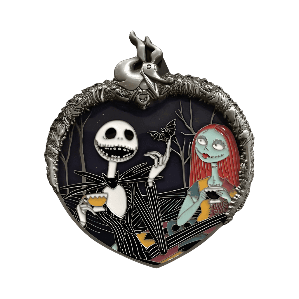 Jack Skellington and Sally Disney pin