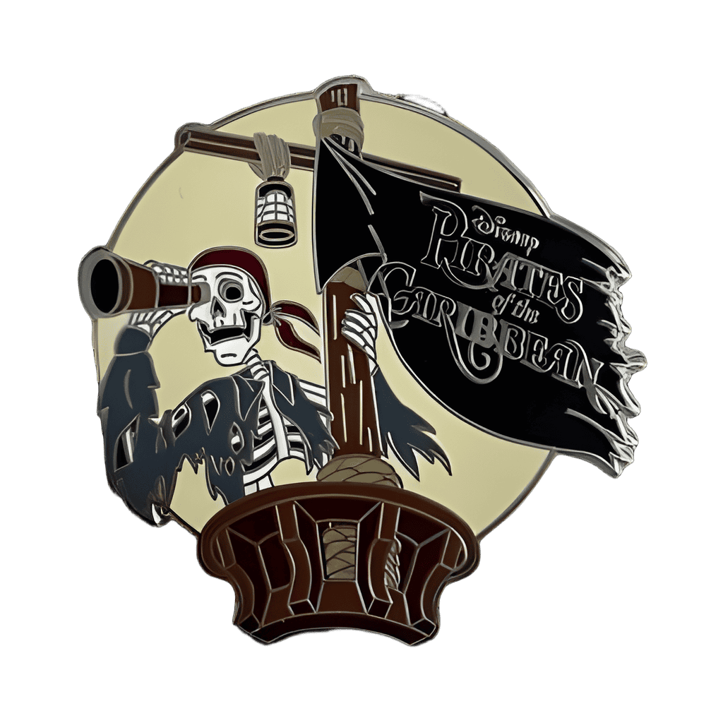 Crow's Nest Skeleton Disney pin