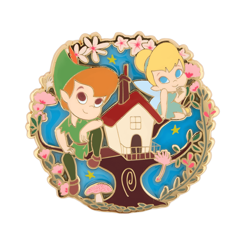 Tinker Bell & Peter Pan Tree House Disney pin