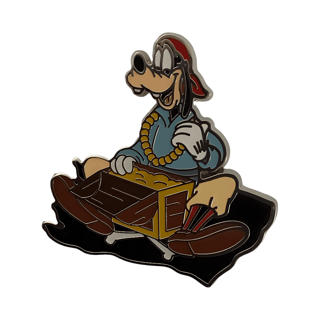 Goofy with a Treasure Chest Disney pin
