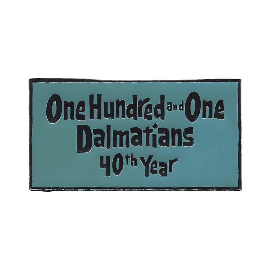 101 Dalmatians 40th Anniversary Framed Set Logo Disney pin