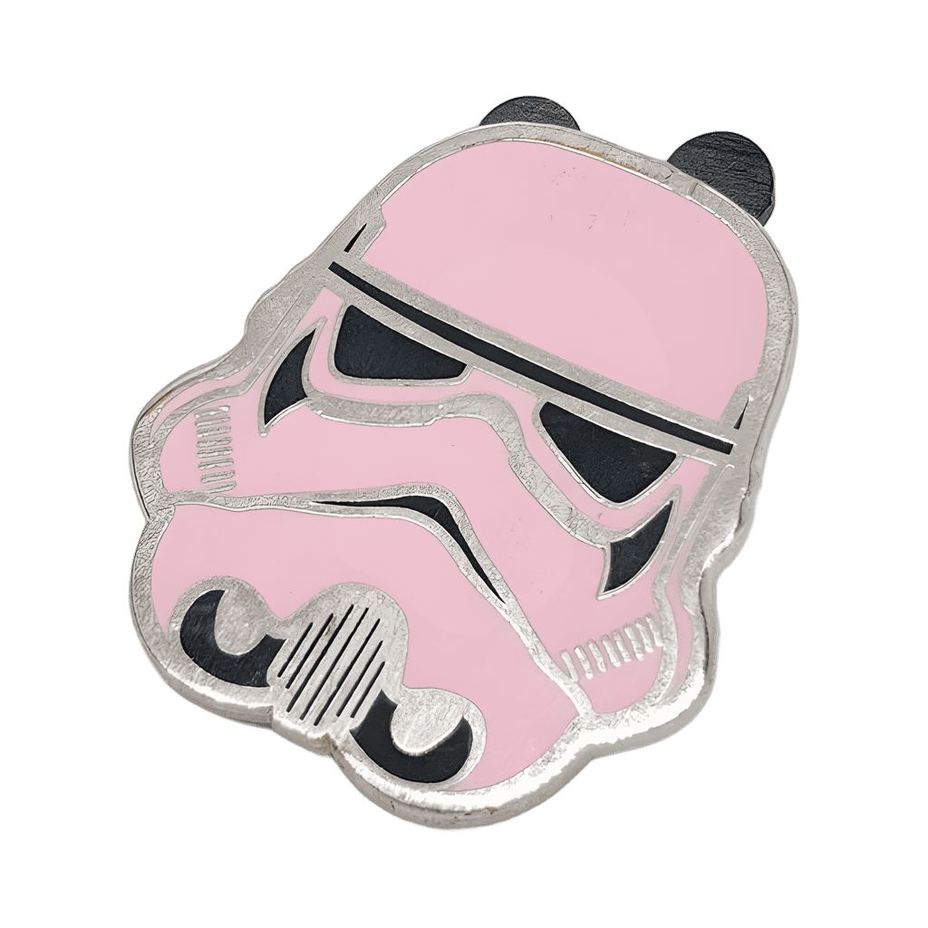 Pink Stormtrooper Helmet Disney pin