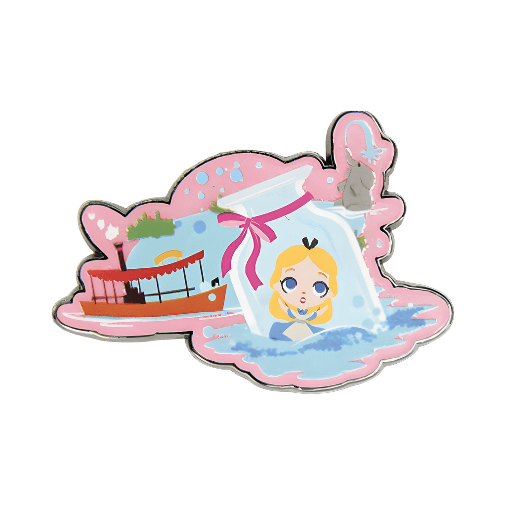 Jungle Cruise & Alice in bottle Disney pin