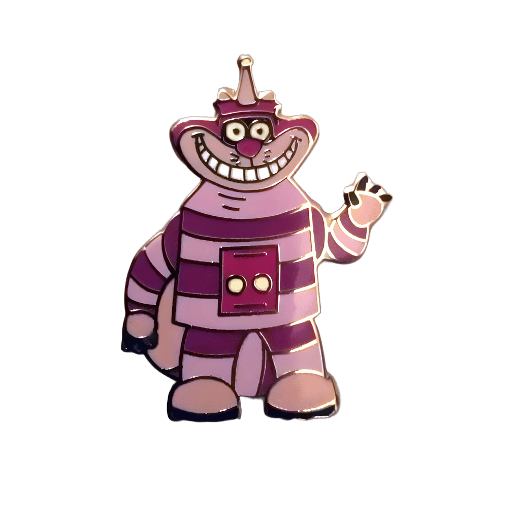 Cheshire Cat robot Disney pin