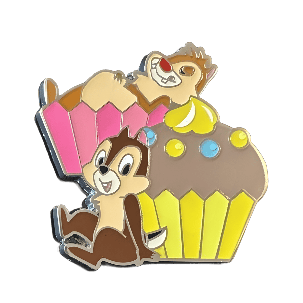Chip and Dale - Cupcakes Disney pin