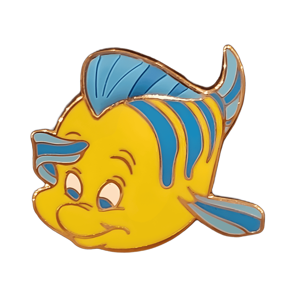 Flounder Disney pin