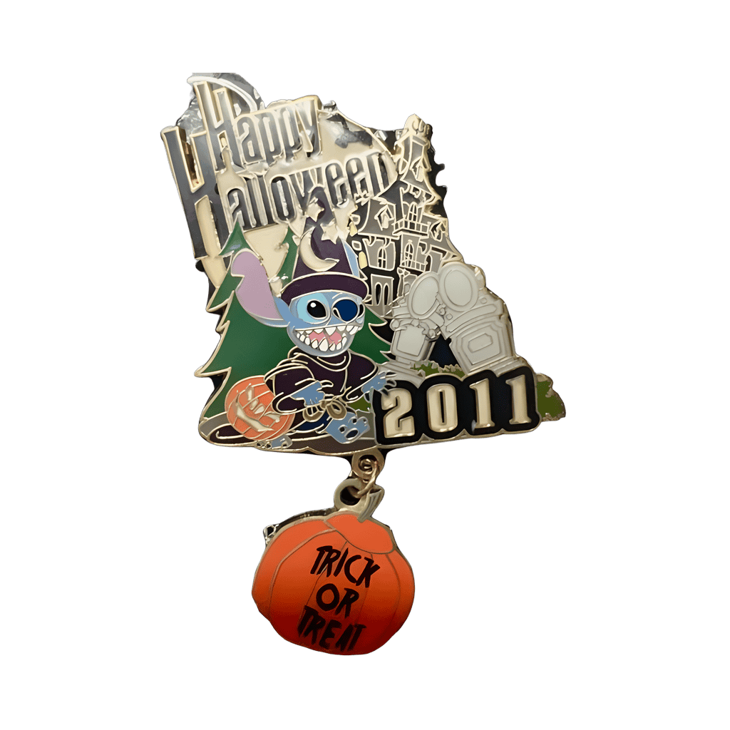 Happy Halloween Stitch as Sorcerer Disney pin